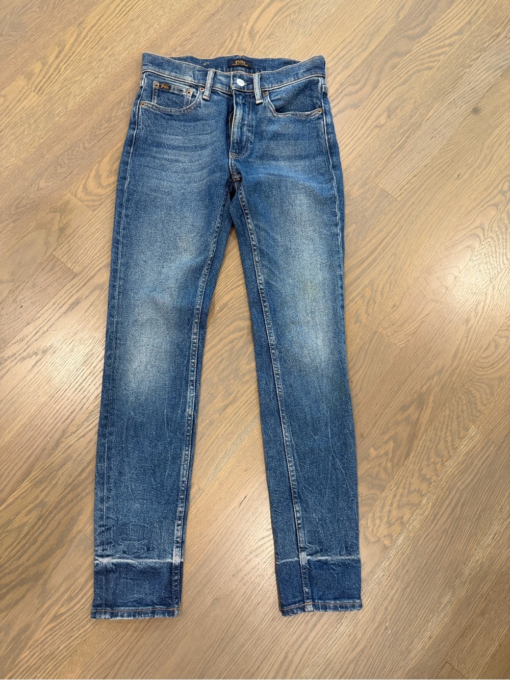Ralph Lauren Women's Skinny Jeans in Faded Blue